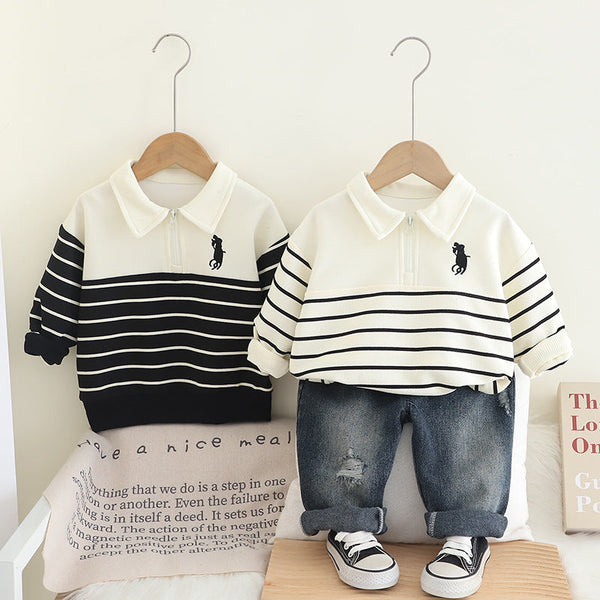 Conjunto Infantil Masculino Jeans e Lístras