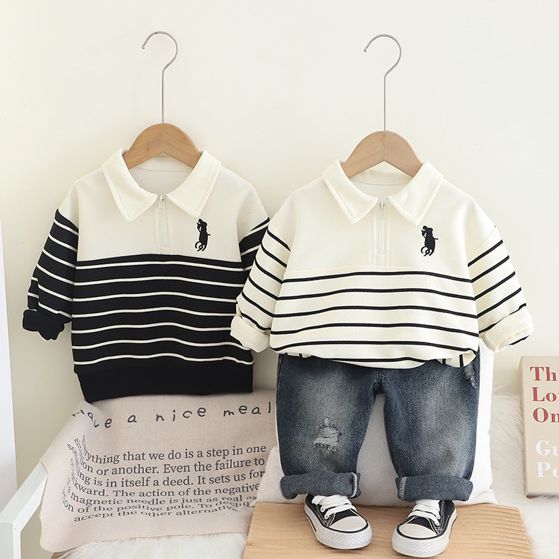 Conjunto Infantil Masculino Jeans e Lístras
