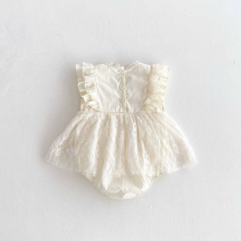 Body Infantil Feminino Rendado
