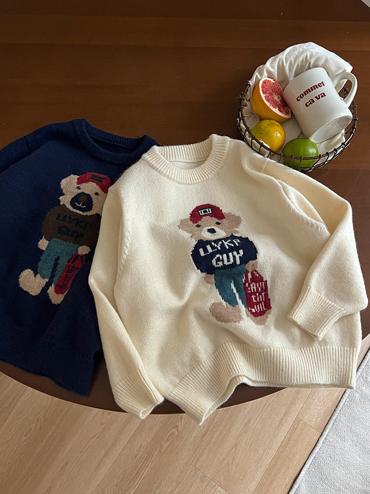 Blusa Infantil Ursinho De Bolsinha