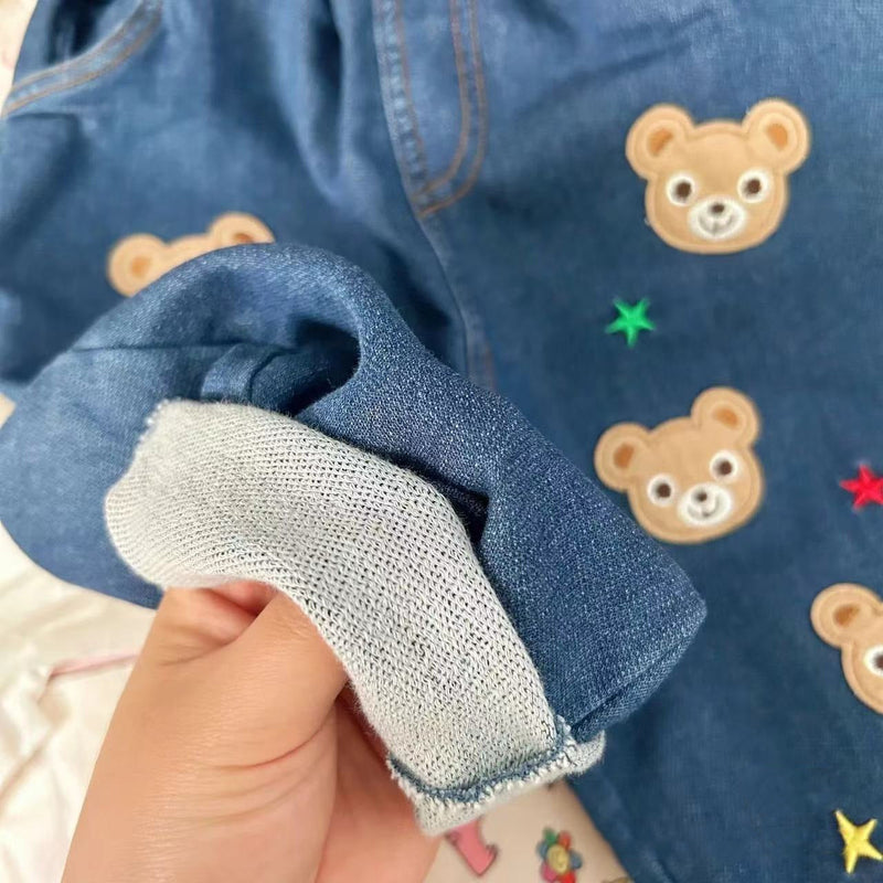 Calça Infantil Jeans Ursinhos