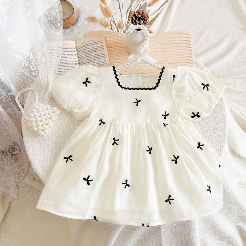 Vestido Infantil Verão Lacinhos