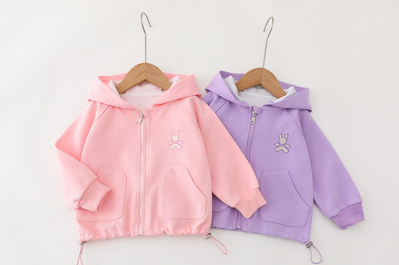 Conjunto Infantil Feminino Coelho 3 Peças Bolsinha