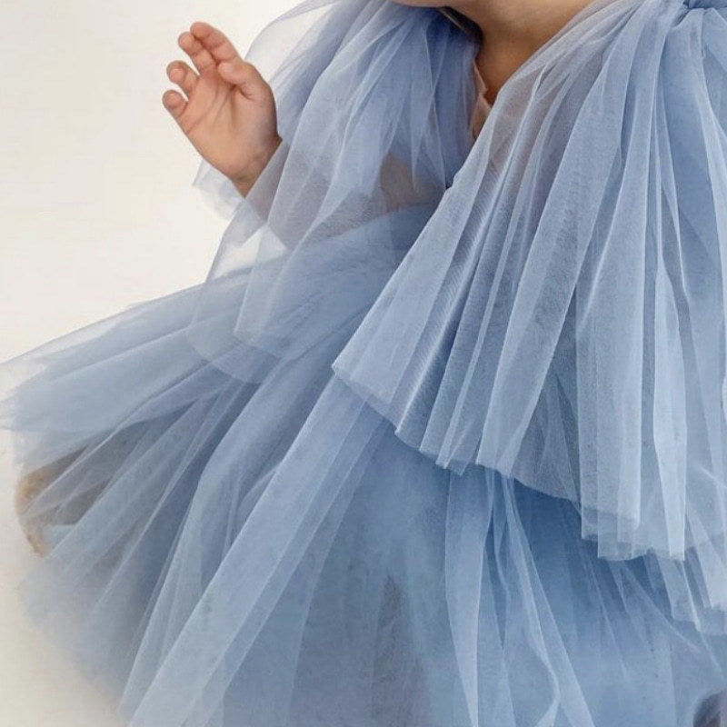 Vestido Infantil Tule Bufante
