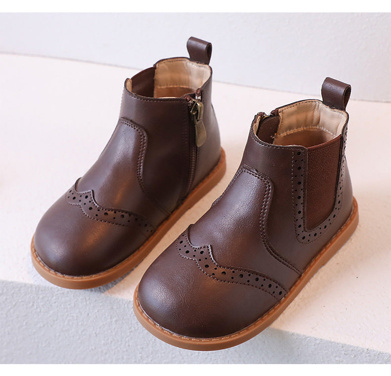 Bota Infantil Feminina Zípper Furadinha