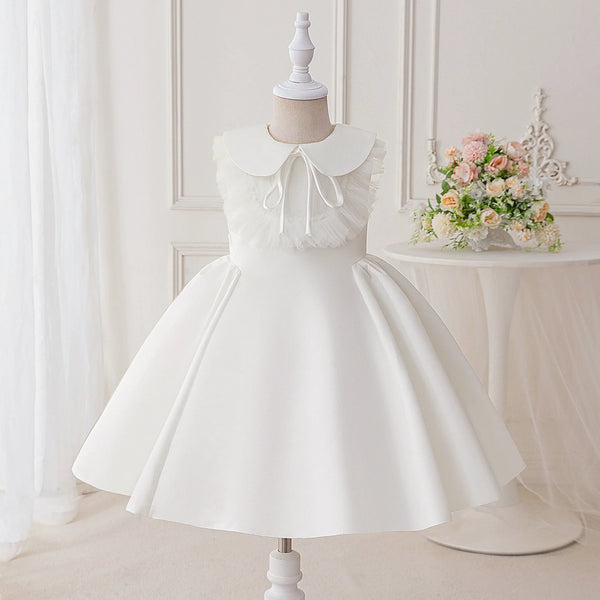 Vestido Infantil Branco Golinha