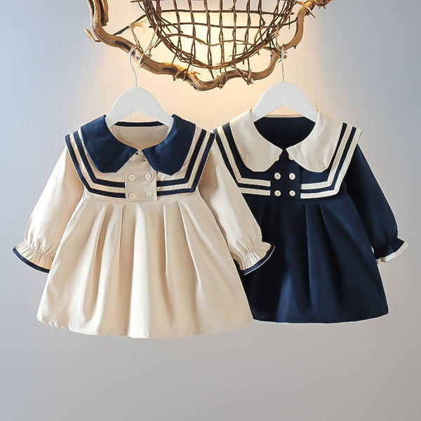 Vestido Infantil Golinha Botões