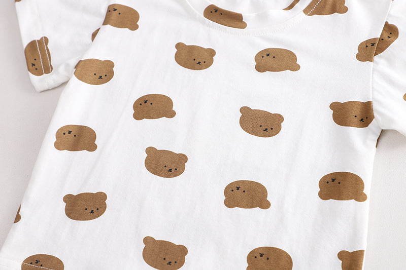 Conjunto Infantil Verão Ursinhos