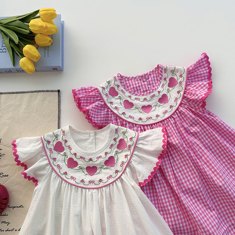 Vestido Infantil Golinha Corações