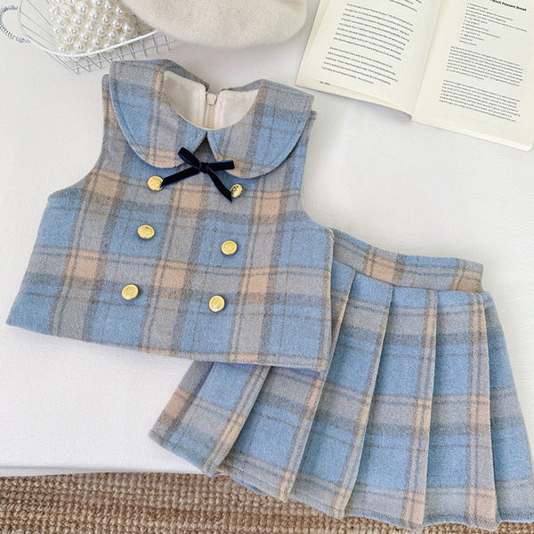 Conjunto Infantil Térninho Xadrez