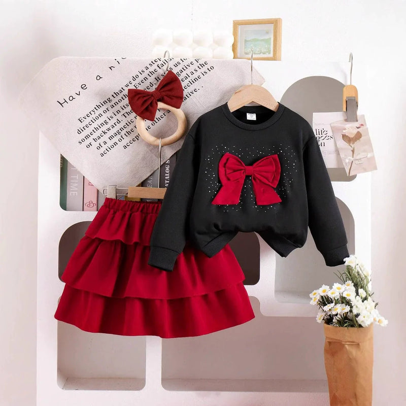 Conjunto Infantil Feminino Lacinho