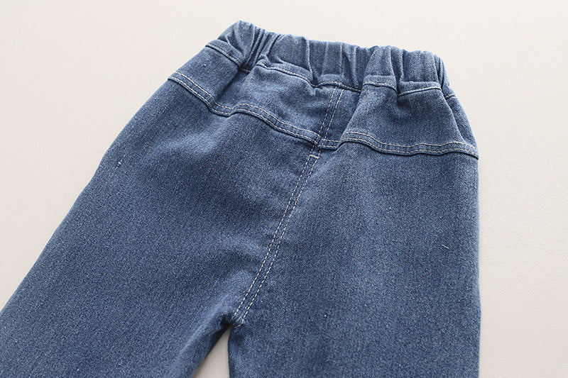 Conjunto Infantil Feminino Florzinhas e Jeans