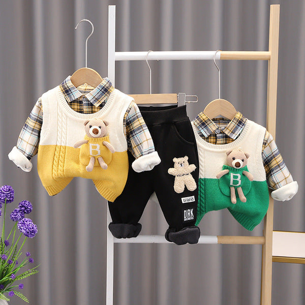 Conjunto Infantil Masculino Inverno Ursinhos