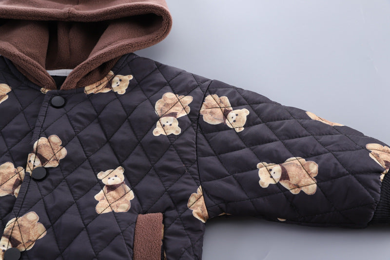 Conjunto Infantil Masculino 3 Peças Inverno Ursinho