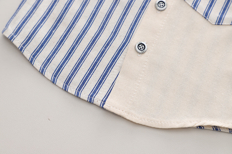 Conjunto Infantil Masculino Bolso Lístras Ursinho