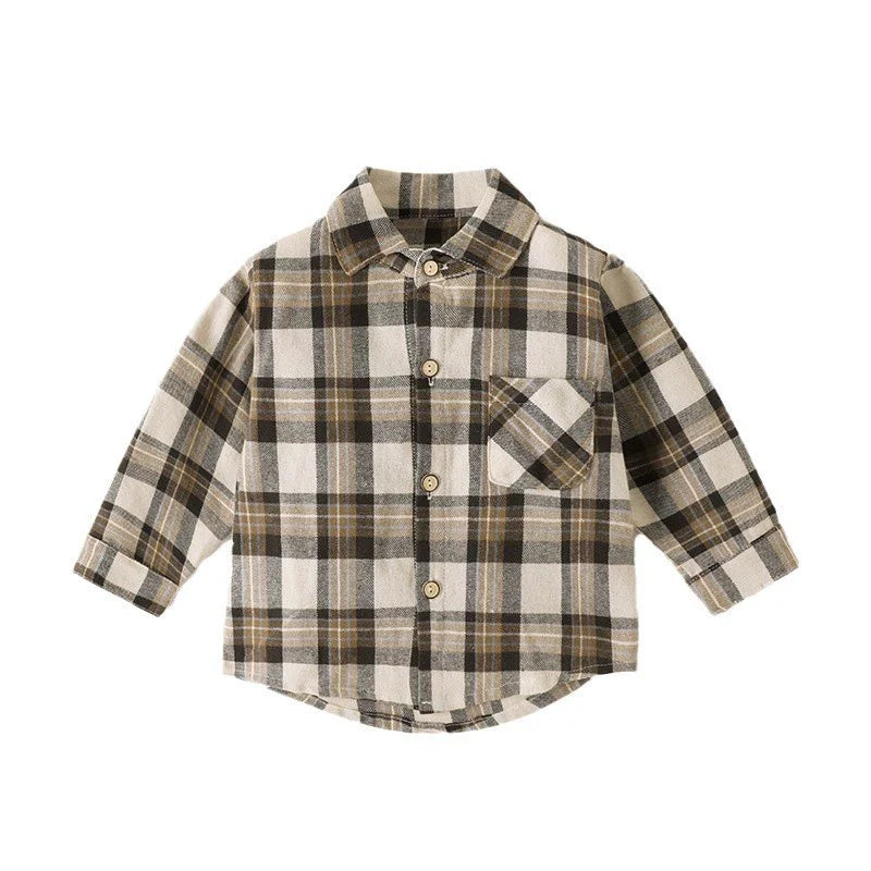 Camisa Infantil Masculina Xadrez
