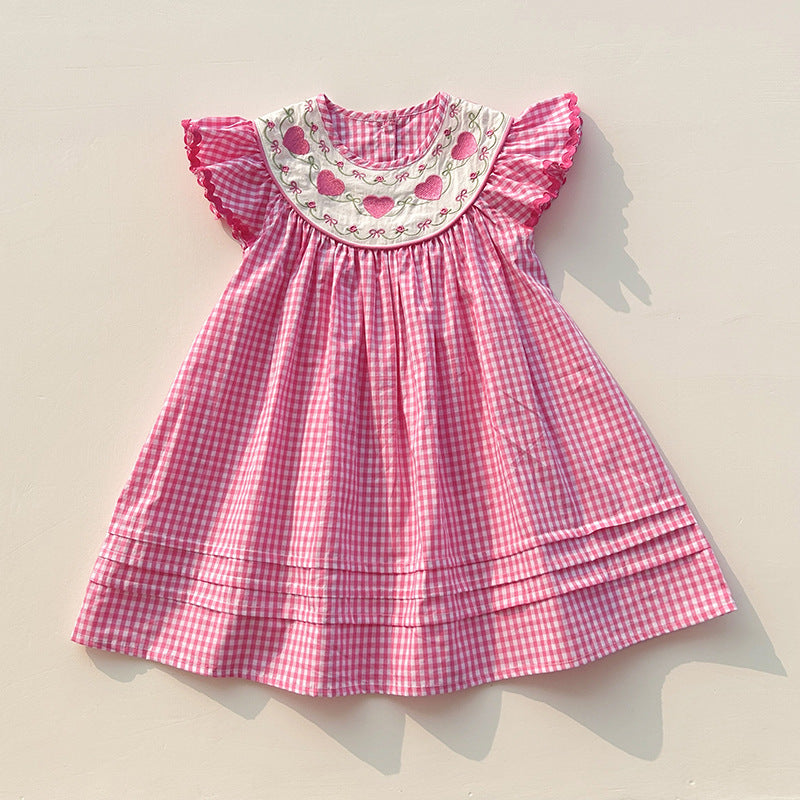 Vestido Infantil Golinha Corações
