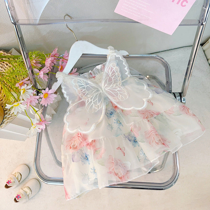 Vestido Infantil Floral Asinha