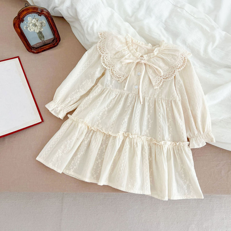 Vestido Infantil Feminino Rendado