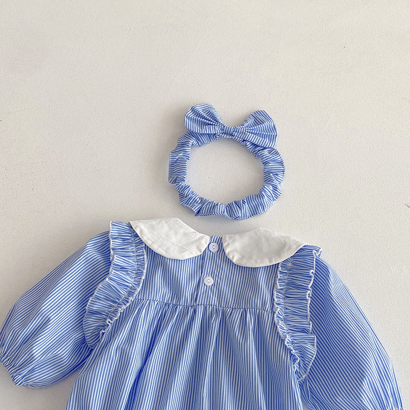 Body/ Vestido Infantil Lístras Lacinho
