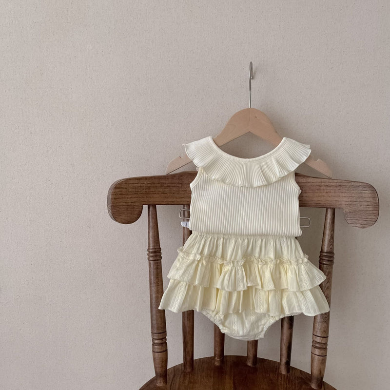 Conjunto Infantil Feminino Verão Babadinhos