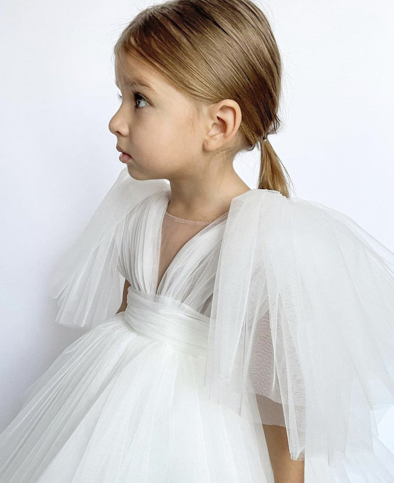 Vestido Infantil Tule Bufante