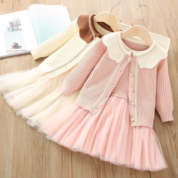 Conjunto Infantil Feminino Inverno Golinha e Tule