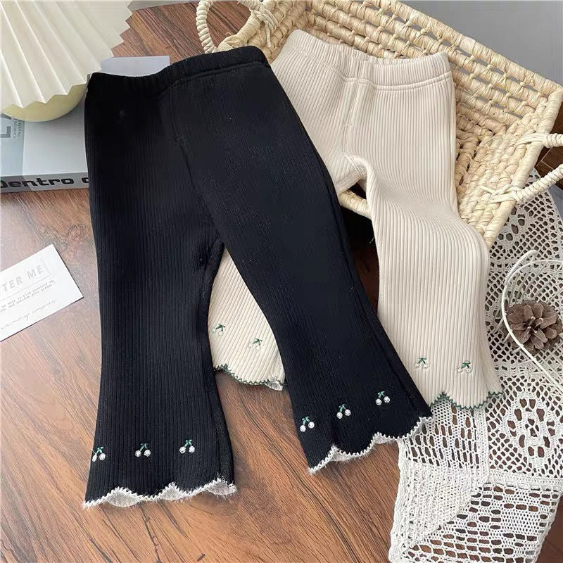 Calca Infantil Pantalona Florzinhas