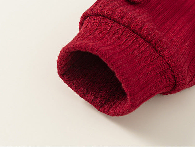 Macacão Infantil Vermelho Cerejas