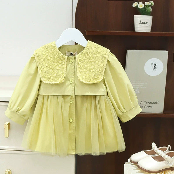 Vestido + Jaqueta Infantil Verde
