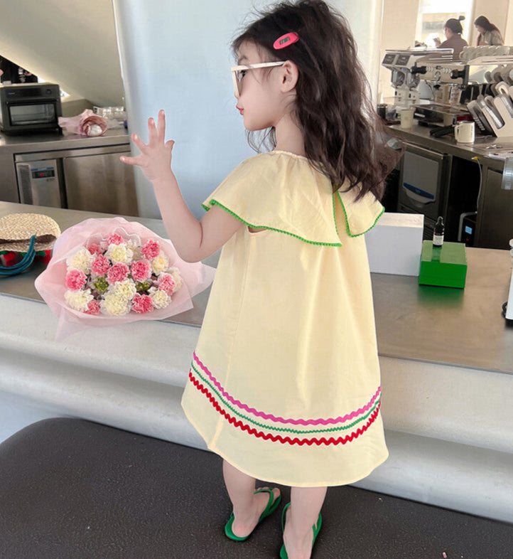 Vestido Infantil Golinha Corações