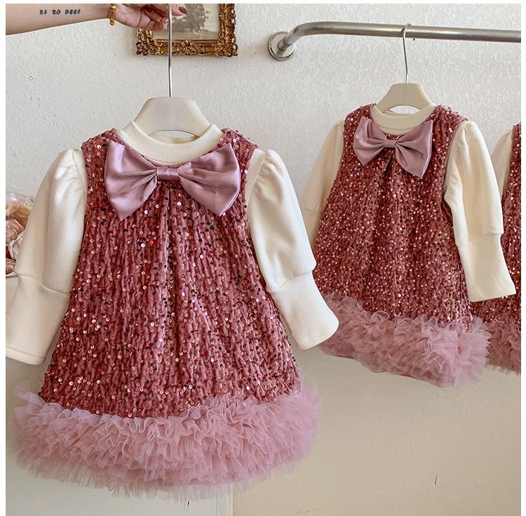 Vestido Infantil Inverno/Verão Brilhante