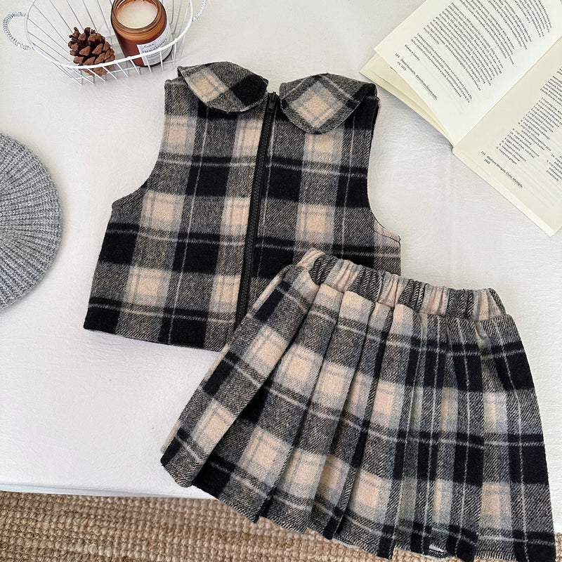 Conjunto Infantil Térninho Xadrez