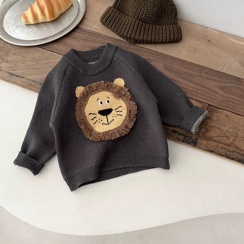 Suéter Infantil Tricô Leãozinho