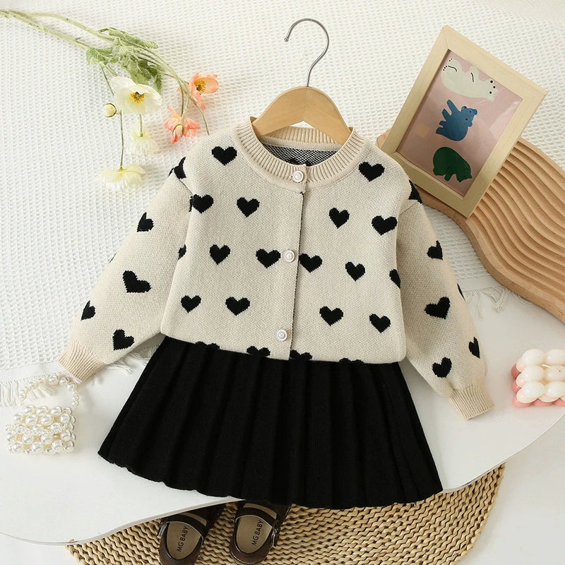 Conjunto Infantil Feminino Inverno Love