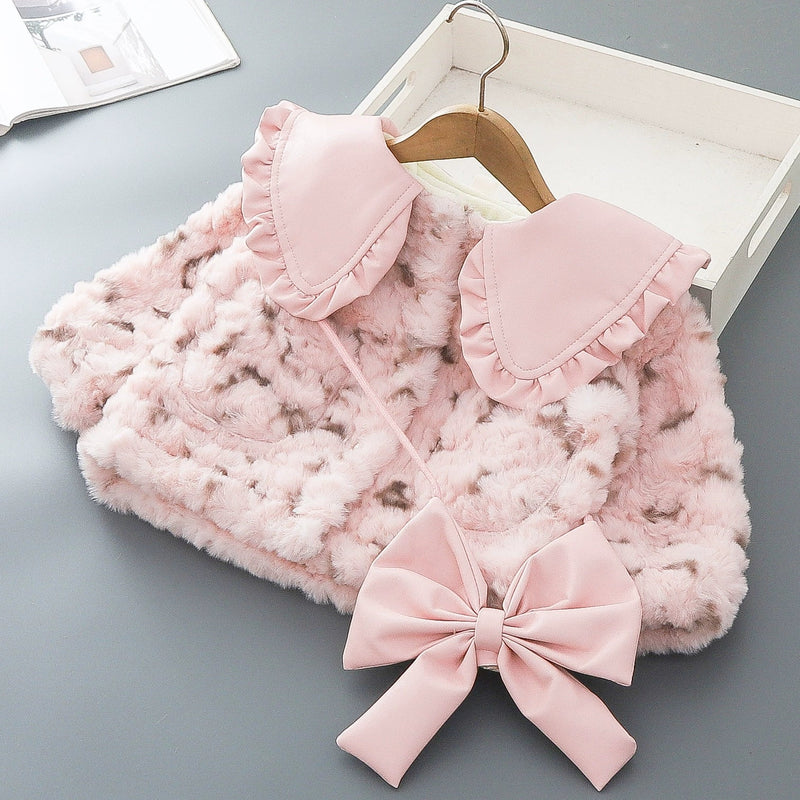Casaco Infantil de  Plush Lacinho