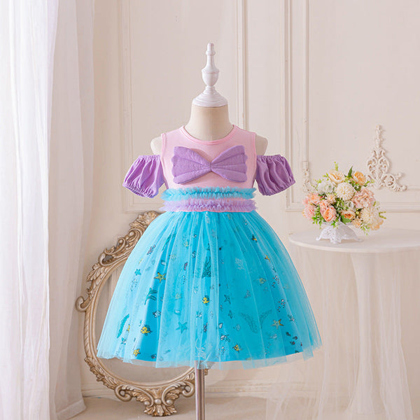 Vestido Infantil Princesa Sereia