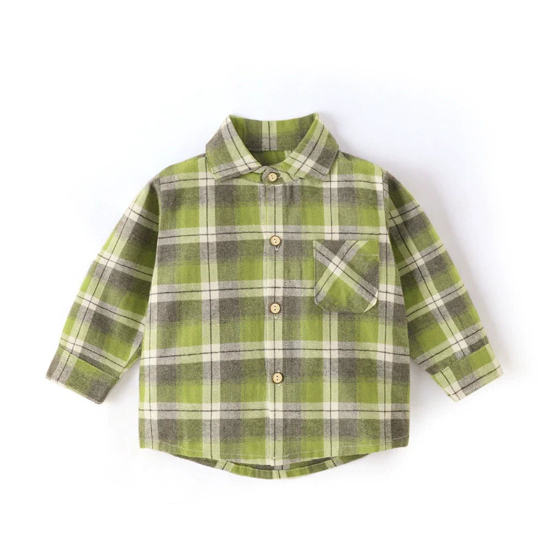 Camisa Infantil Masculina Xadrez