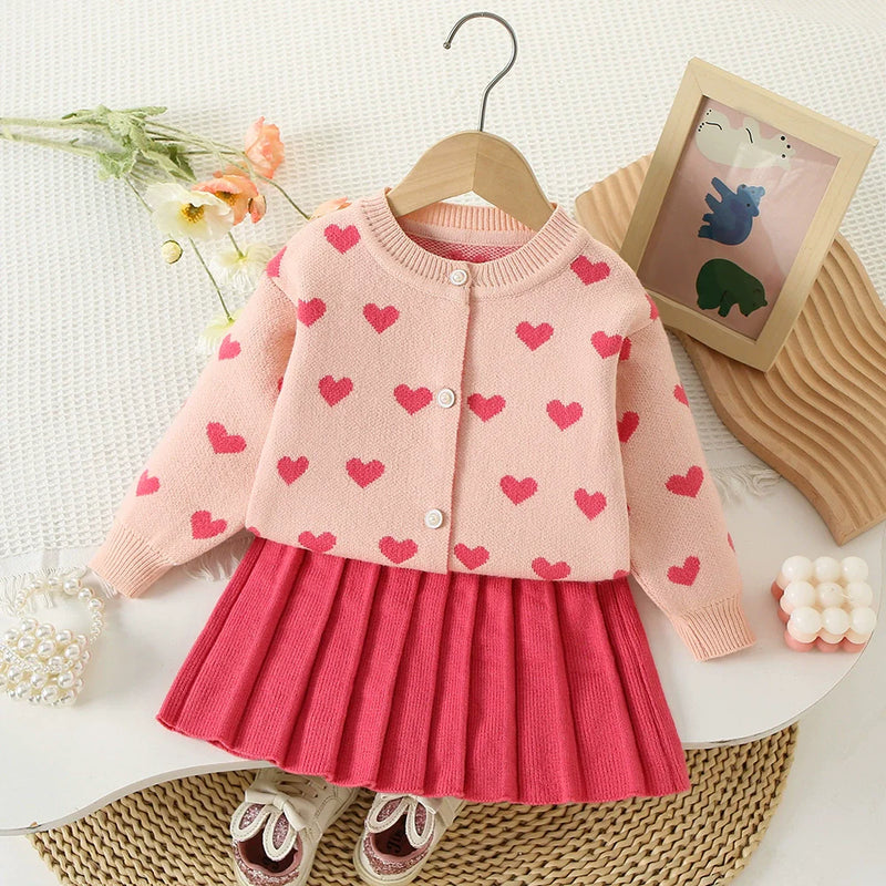 Conjunto Infantil Feminino Inverno Love