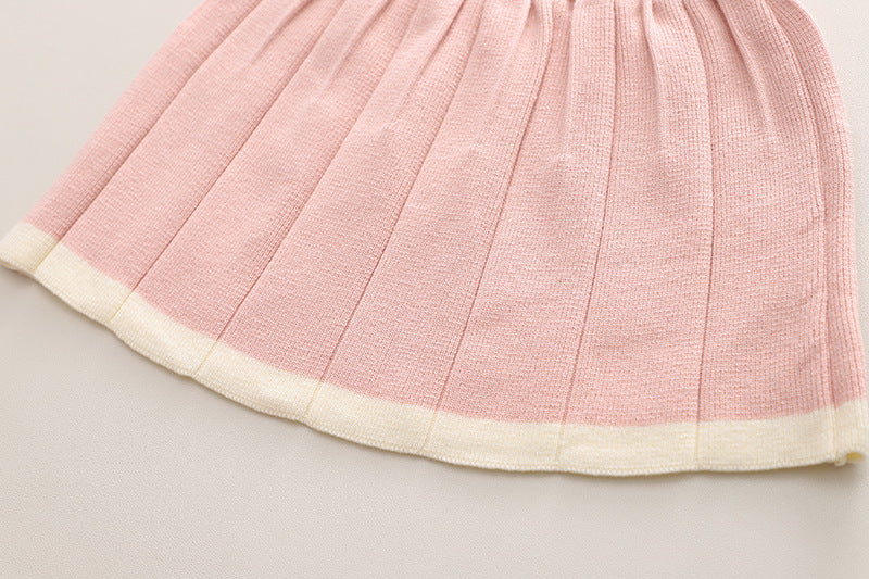 Conjunto Infantil Feminino Florzinhas Plíssado