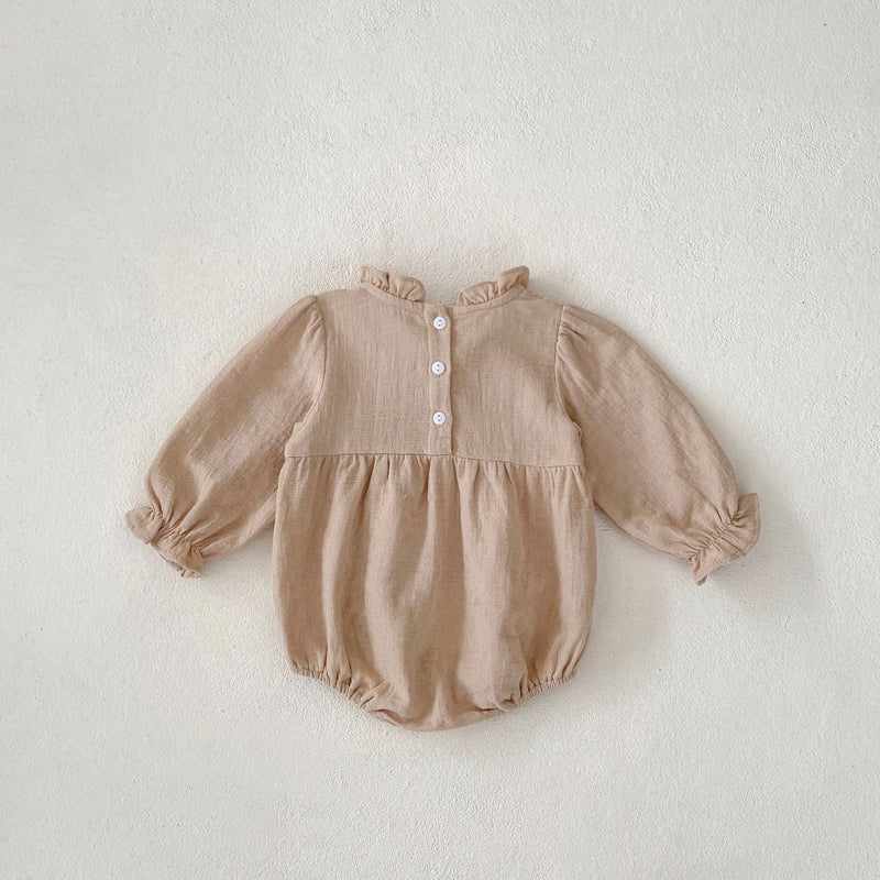 Body Infantil Feminino Básico Rendinha