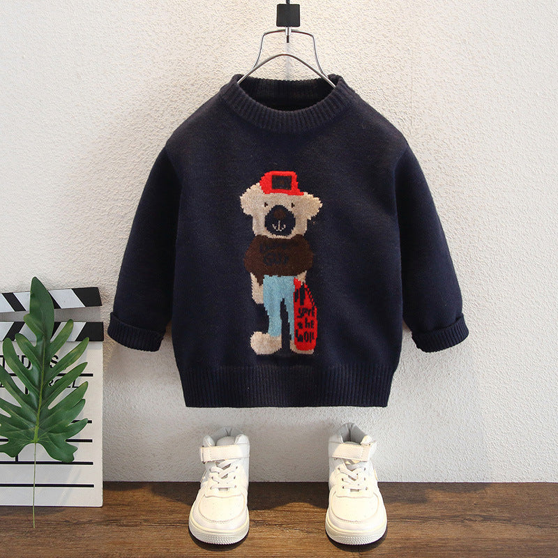 Blusa Infantil Ursinho De Bolsinha