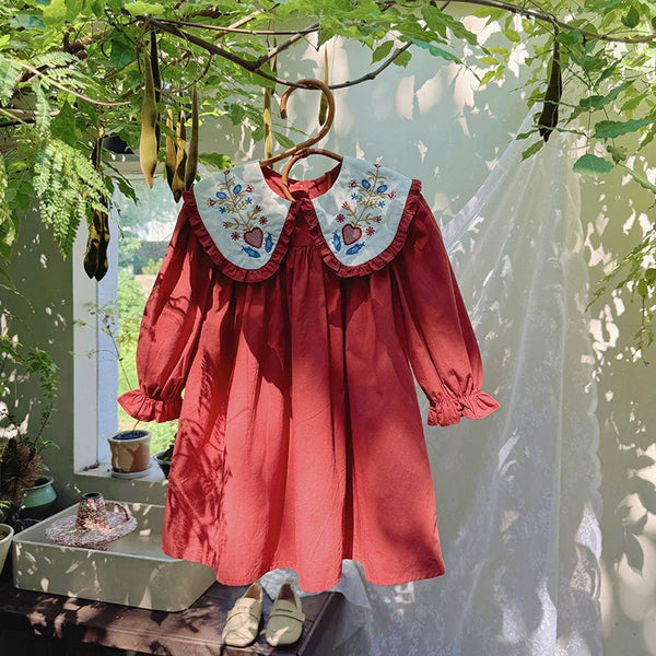 Vestido Infantil Golinha Bordada