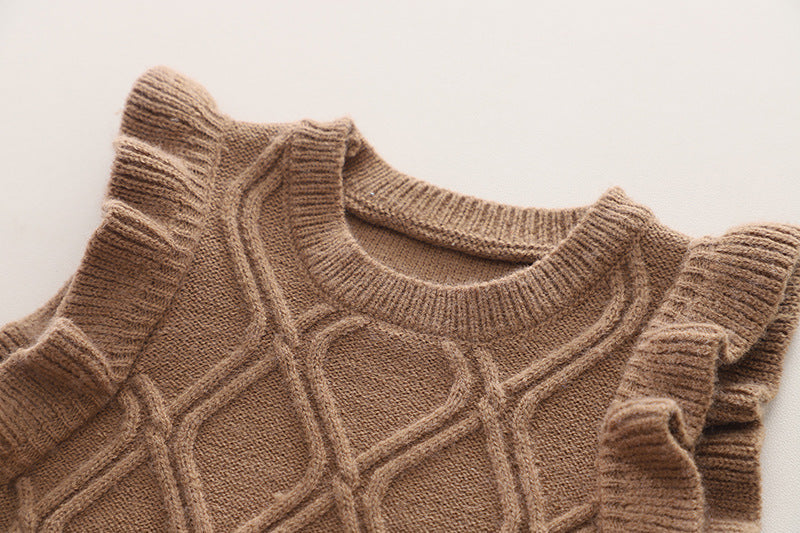 Conjunto Infantil Feminino Inverno Florzinhas