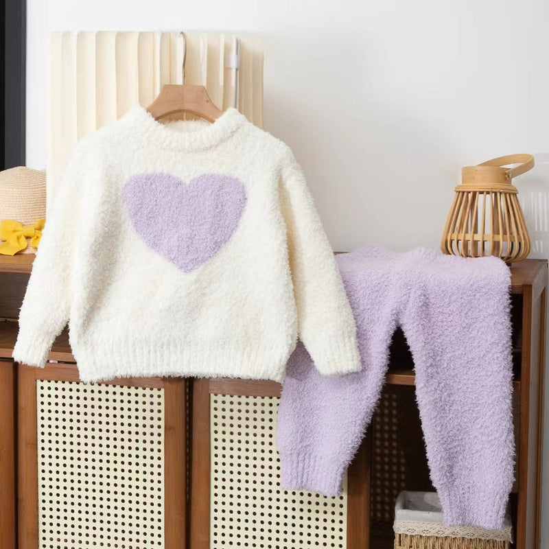 Conjunto Infantil Feminino Inverno Love