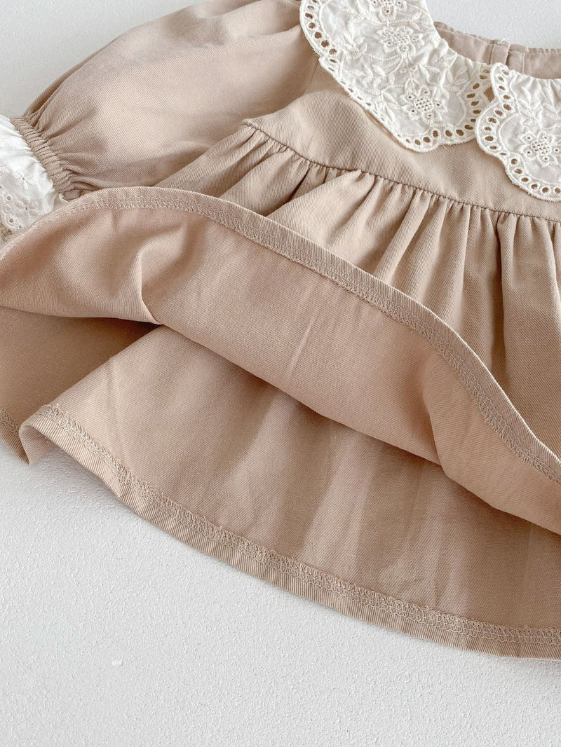 Vestido Infantil Golinha Rendada