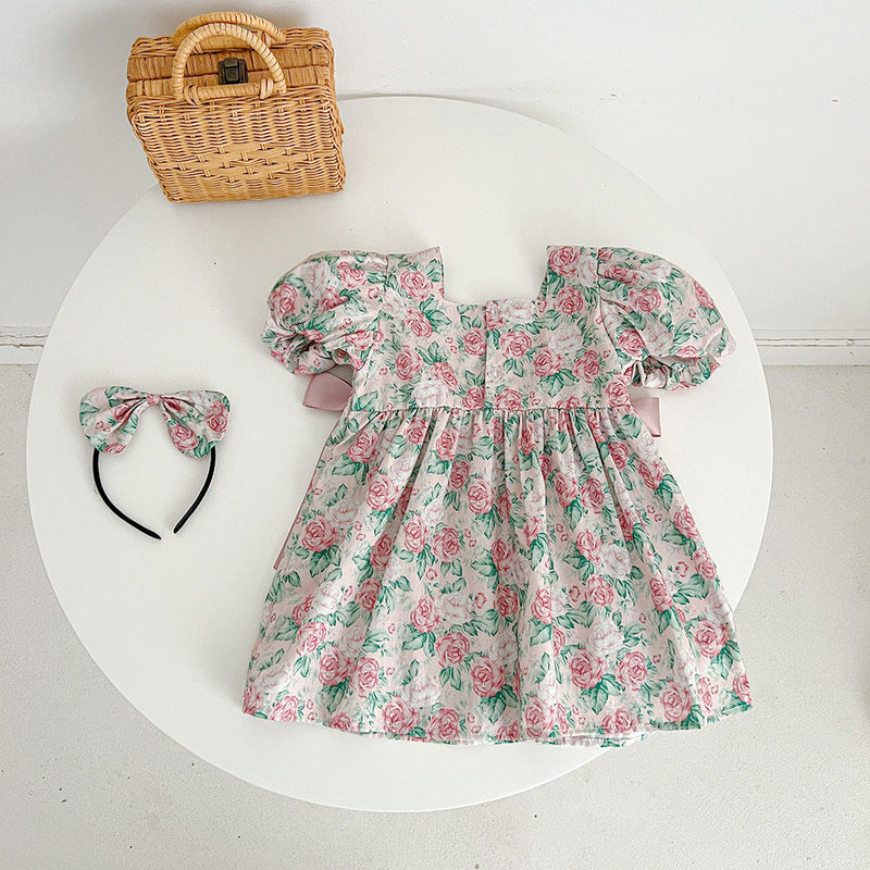 Vestido/ Body Infantil Floral