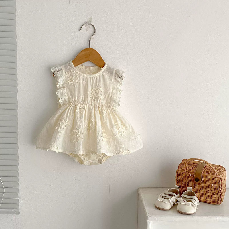 Body Infantil Feminino Floral
