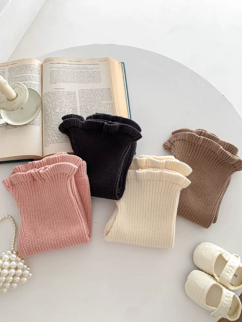 Calça Infantil de Tricô Pantalona