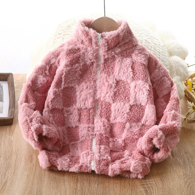 Casaco Infantil Plush com Zíper